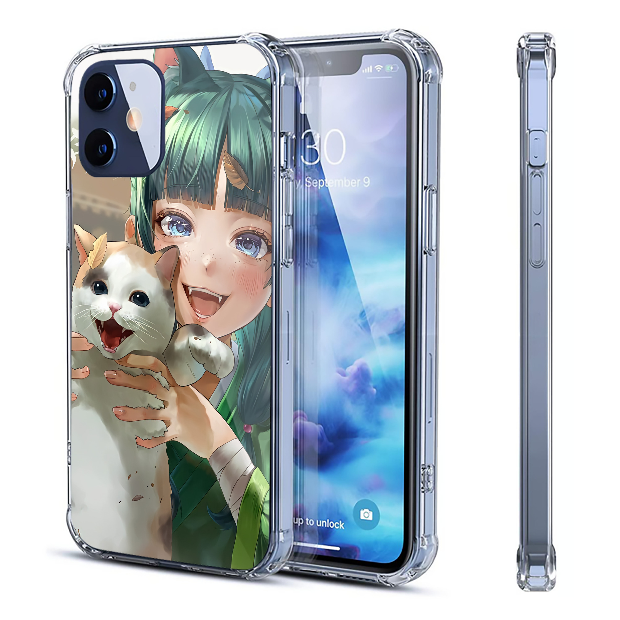 （画像用） 薬屋のひとりごと The Apothecary Diaries 【iPhone 12シリーズ対応】透明スマホケース（クリアソフトケース）